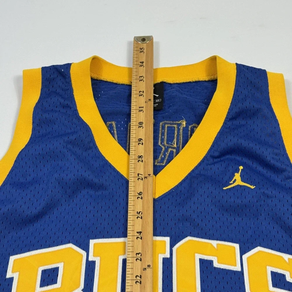 Nike Michael Jordan High School Jersey #23‎ Shirt Men 2XL Blue Bucs Basketball